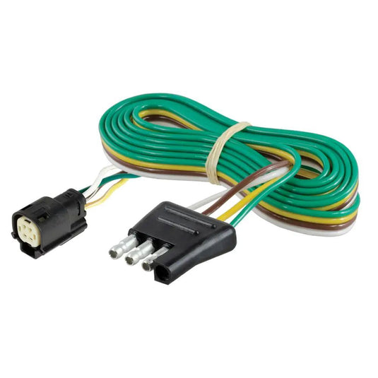 T-Connector 4-Way Flat Vehicle to Trailer Harness fits Select Ford Escape - OEM Tow Package Required