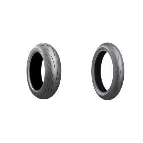 Load image into Gallery viewer, Bridgestone Front Rear 120/70ZR17 + 180/60ZR17 Battlax Hypersport S22 Motorcycle Tire Set
