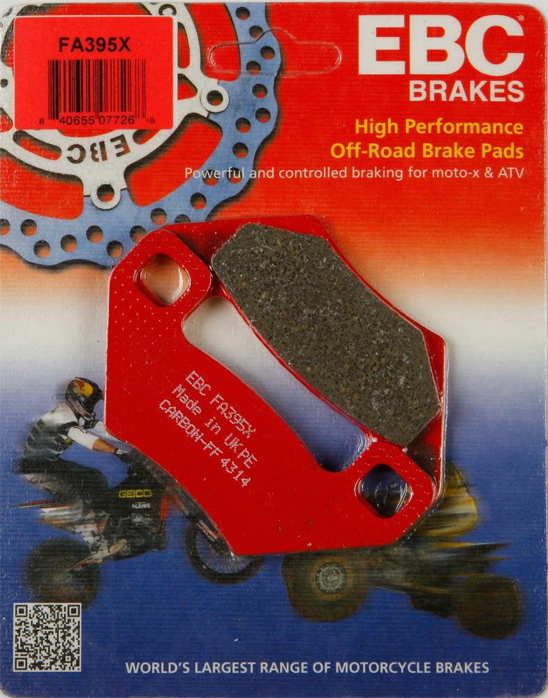 Load image into Gallery viewer, EBC 1 Pair Performance X-Series Carbon Brake Pads MPN FA395X
