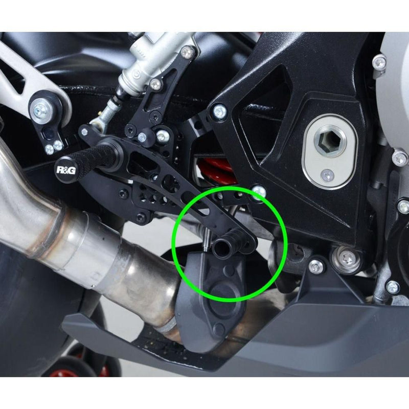 Load image into Gallery viewer, R&amp;G Racing Black Adjustable Rearsets Replacement Pedal Tip PT0001BK
