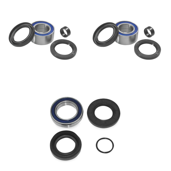 QUADBOSS Front and Rear Wheel Bearing Kits for Honda TRX420 FPE 2011-2013