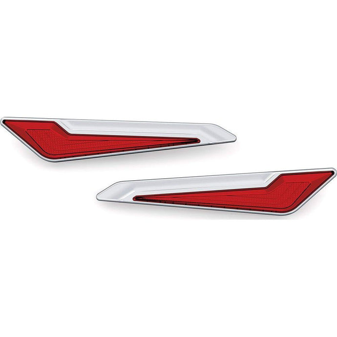 Kuryakyn Omni LED Side Saddlebag Inserts Chrome