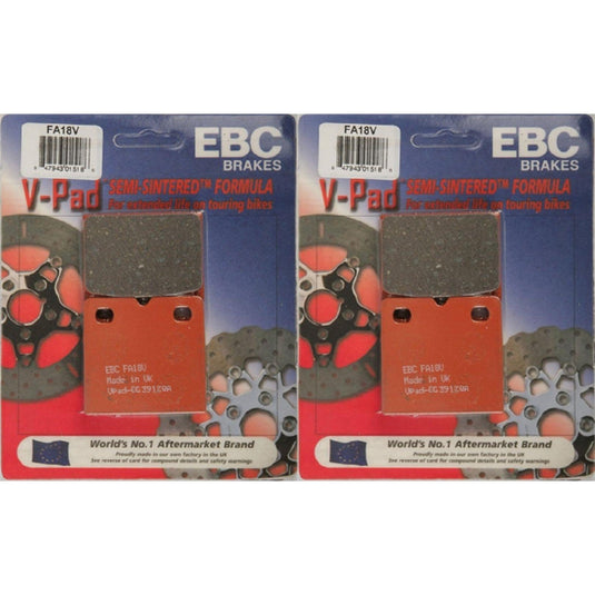 EBC Brake Pad Front Kit FA18V for BMW R100RT 1980-1984