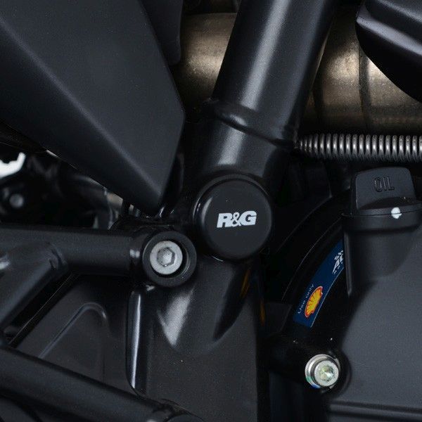 R&G Racing Black Frame Plug Kit For 2017-2021 Ducati Scrambler Desert Sled