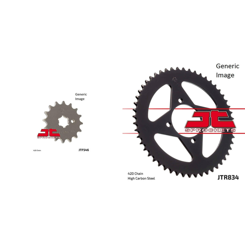 Load image into Gallery viewer, Front and Rear Steel Sprocket Kit for OffRoad YAMAHA RT100 1990-2000
