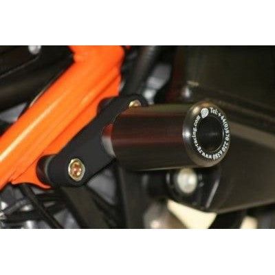 Load image into Gallery viewer, R&amp;G Racing Black Classic Style Crash Protectors For 2005-2008 KTM 950 Supermoto
