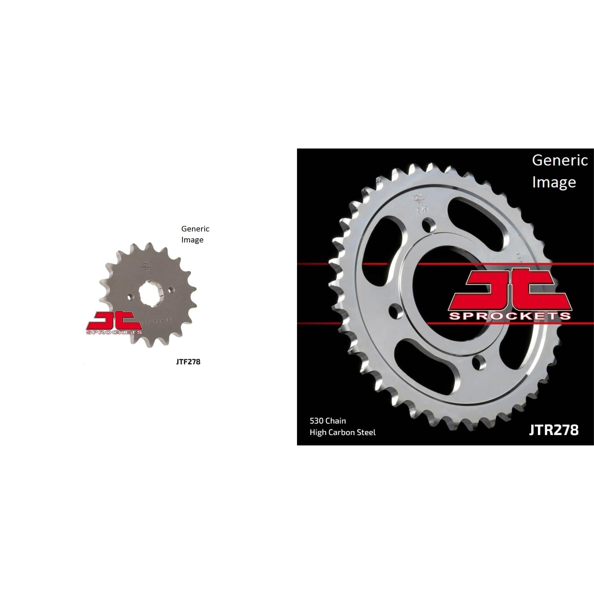 Front & Rear Sprocket Kit for Street HONDA CB350F 1973-1974