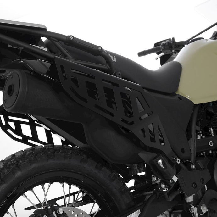 R&G Racing Black Luggage Side Rails For 2022-2024 Kawasaki KLR650 LSR0006BK