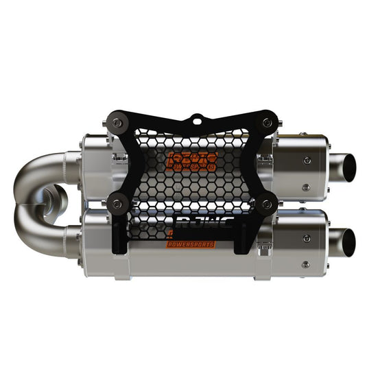 RJWC Stacked Dual Slip-On Exhaust For CF-Moto ZFORCE 950 HO EX 2023-2024