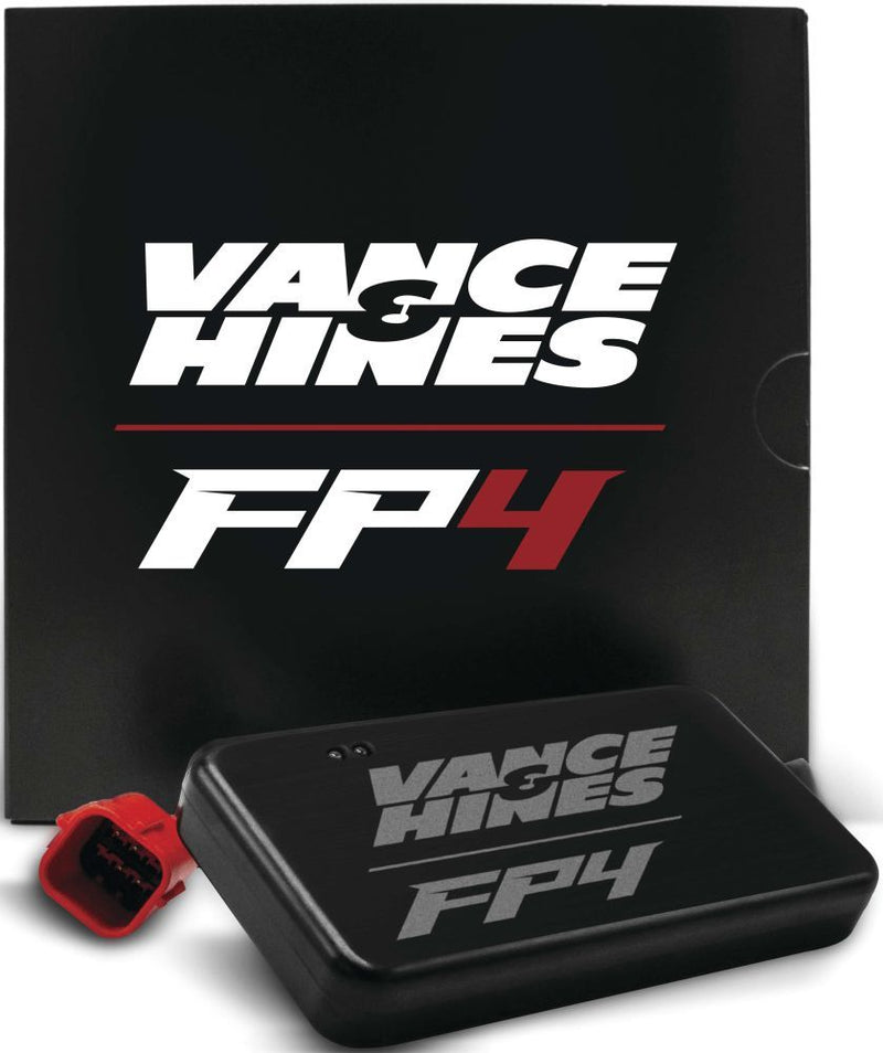 Load image into Gallery viewer, Vance And Hines Torquer 450 Slip On Exhaust 4.5in Black With Fuelpak FP4

