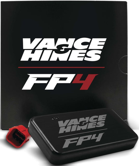 Vance And Hines Torquer 450 Slip On Exhaust 4.5in Black With Fuelpak FP4