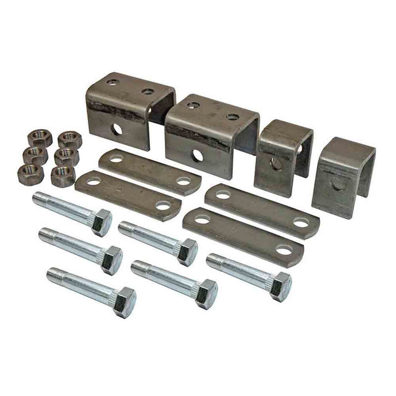 Load image into Gallery viewer, Rigid Hitch (HK1-D100) Trailer Spring Hanger Kit, for Double Eye Leaf Springs
