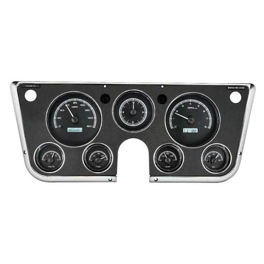 Dakota Digital 1967-1972 Chevrolet VHX Gauge Kit with Analog Clock VHX-67C-PA