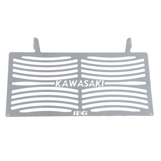 R&G Racing Stainless Steel Branded Radiator Guard For 2019-2024 Kawasaki Ninja 125