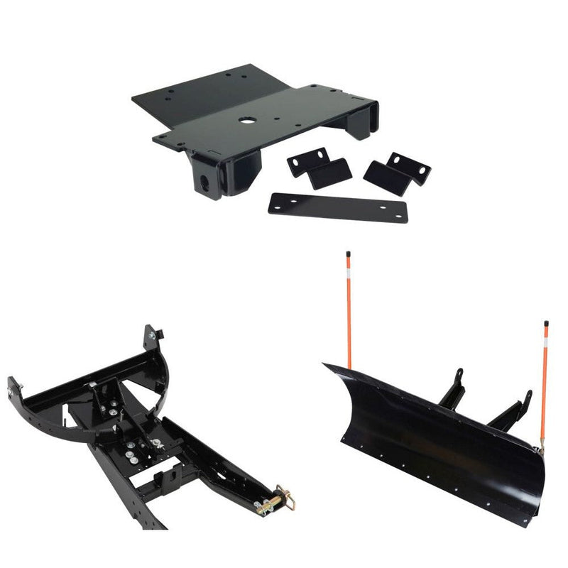 Load image into Gallery viewer, Denali Black UTV Snow Plow Kit For Can-Am Maverick 1000R 4x4 XRS 2013-2018

