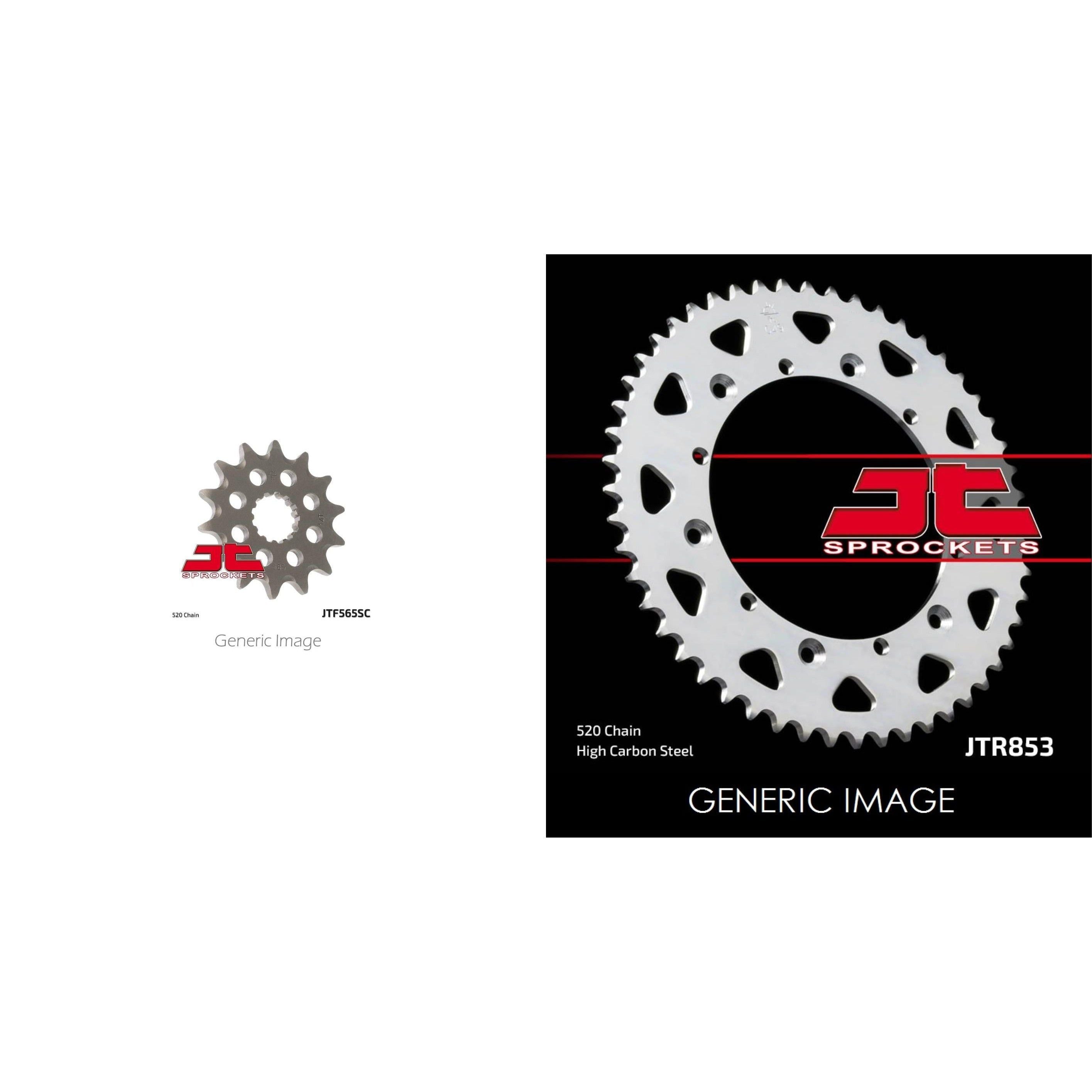 Front & Rear Steel Sprocket Kit for ATV/UTV YAMAHA YFM660RT Raptor 2005