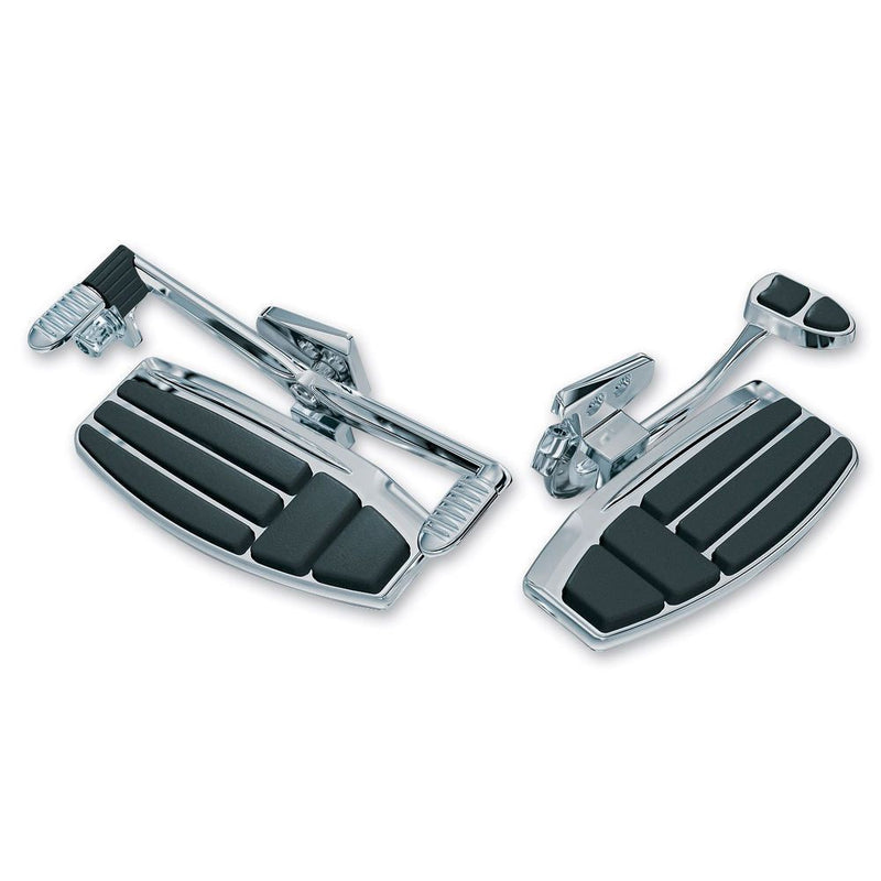 Load image into Gallery viewer, Kuryakyn Chrome Driver Floorboard Controls Heel Toe Shifter Kit Honda Goldwing
