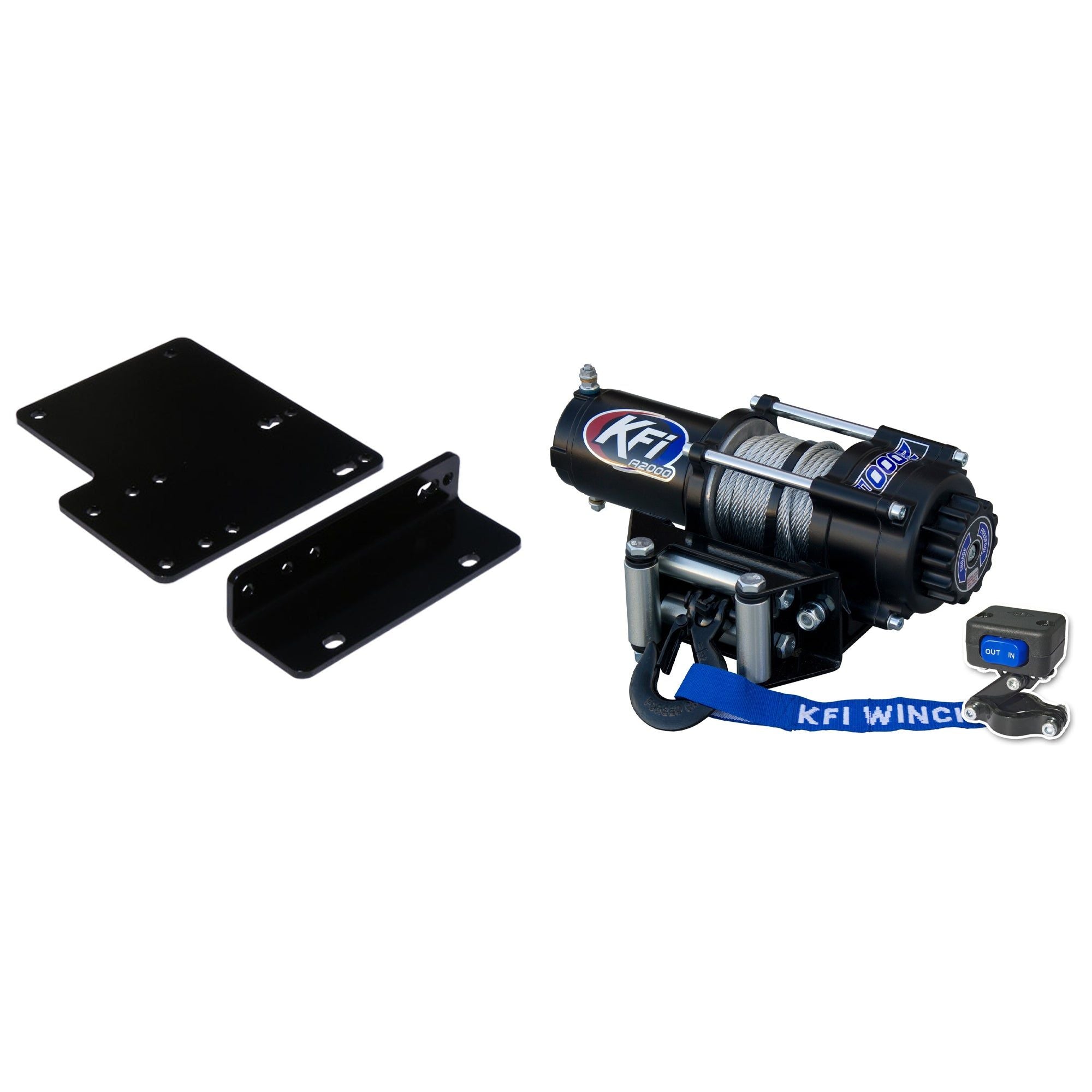 KFI Winch Kit For Kawasaki 4010 Mule Diesel 4x4 2009-2013