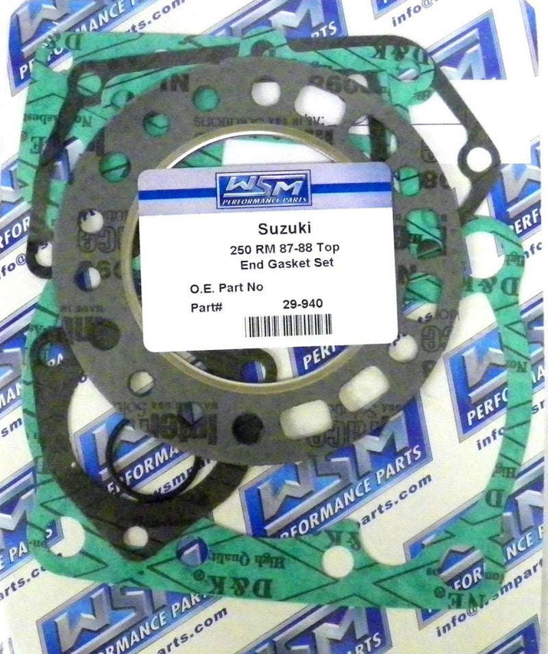 Load image into Gallery viewer, WSM Top End Gasket Kit For Suzuki 250 RM 87-88 29-940
