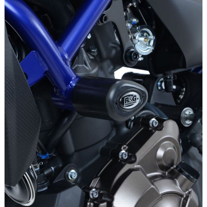 Load image into Gallery viewer, R&amp;G Racing Black Aero Style Crash Protectors For 2014-2024 Yamaha MT-07 FZ-07
