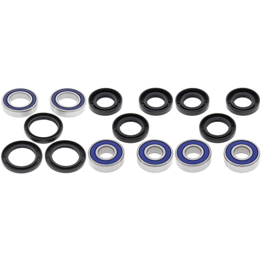 Complete Bearing Kit for Front and Rear Wheels fit Suzuki LT-185 84-87