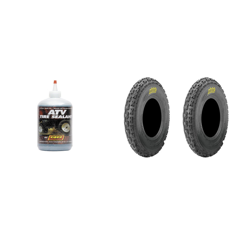 Load image into Gallery viewer, Set of 2 ITP Holeshot XC Front Tires 22x7-10 4-ply with QUADBOSS Sealant
