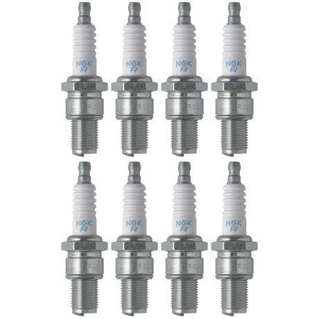 Set of 8 NGK Standard Spark Plugs for Kawasaki KX125-J 1993-1992 Engine 125cc