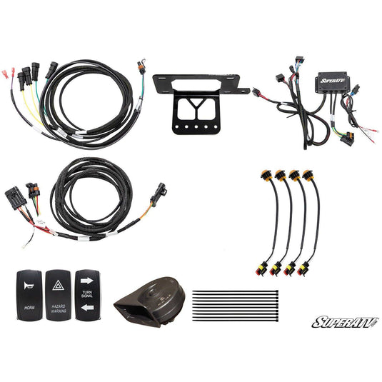 SuperATV Yamaha Viking Deluxe Plug & Play Turn Signal Kit TSK-Y-VIK-004