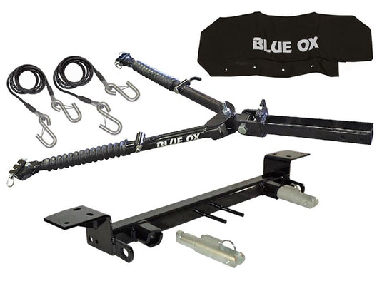 Blue Ox Alpha Tow Bar (8,500 lbs. tow capacity) & Baseplate Combo fits Select Ford Bronco with STANDARD BUMPER (without D'Rings)