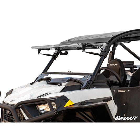 SuperATV Polaris RZR Trail 900 Scratch-Resistant Flip Windshield FWS-P-RZR900S-70