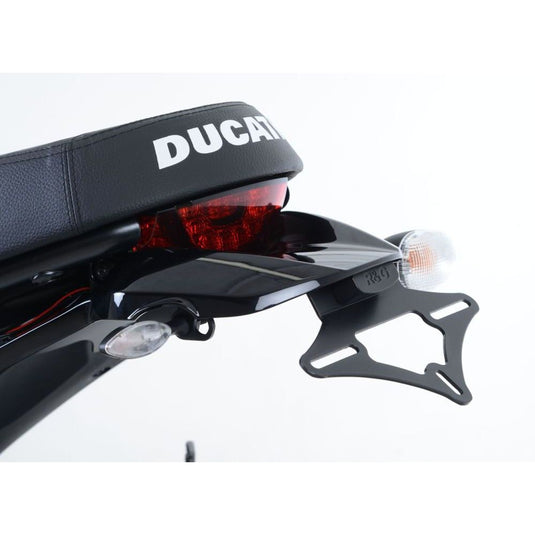 R&G Racing Black Tail Tidy License Plate Holder For 2016-2020 Ducati Scrambler Sixty2