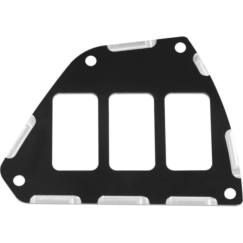 Load image into Gallery viewer, Modquad Switch Plate 3 Slot Black
