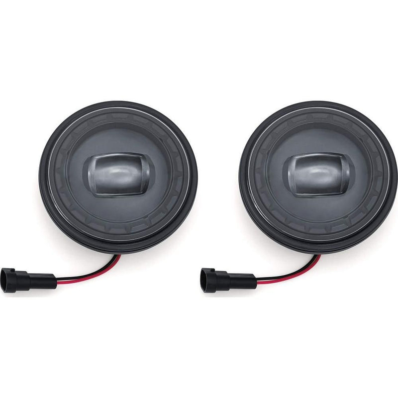 Load image into Gallery viewer, Kuryakyn Orbit 4-1/2&quot; Passing Lamps Black
