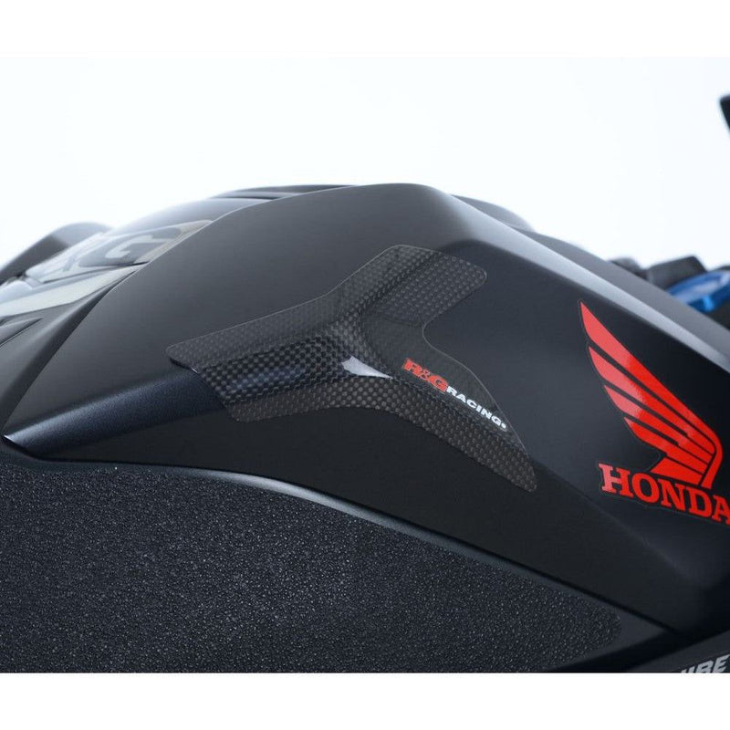 Load image into Gallery viewer, R&amp;G Racing Carbon Fibre Tank Sliders For 2017-2020 Honda CBR250RR TS0038C
