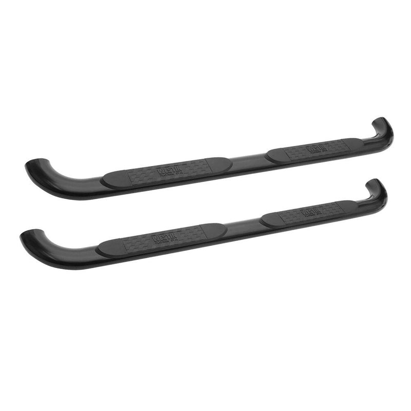 Load image into Gallery viewer, Westin E-Series 3 Inch Round Nerf Bars with Dual Step Pad - Black Powder Coated Steel fits 2000-2003 Ford F-150 SuperCab
