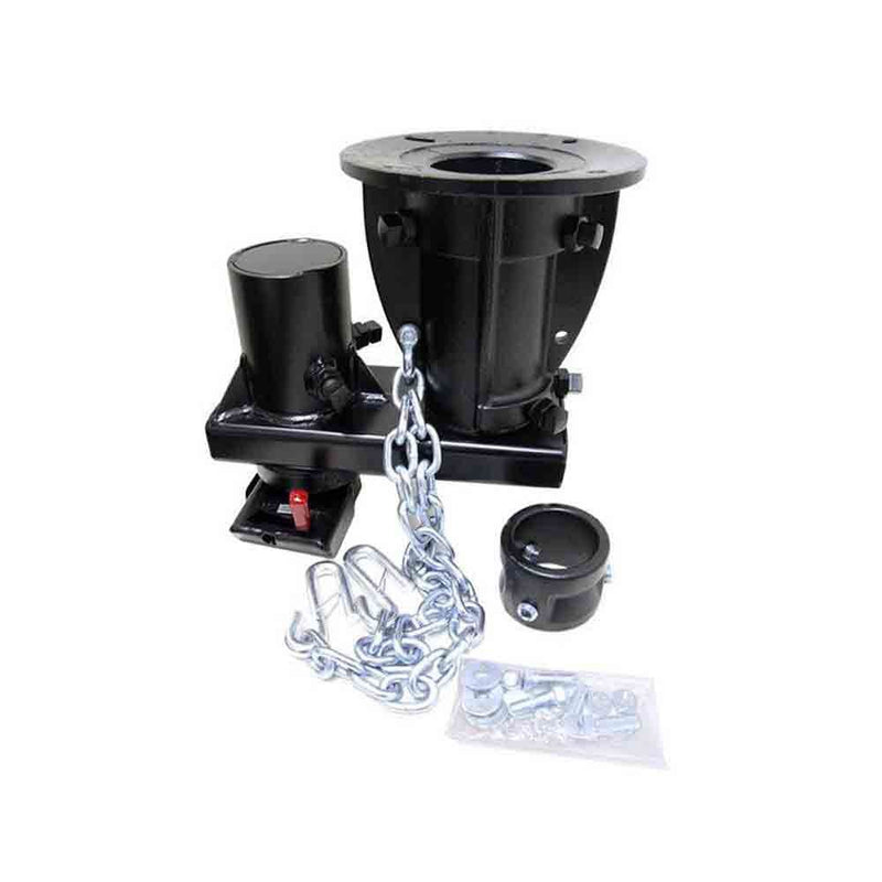 Load image into Gallery viewer, Cushioned Coupler Adapter - Fifth Wheel Trailer to Gooseneck Hitch - 7-1/2&quot; Offset
