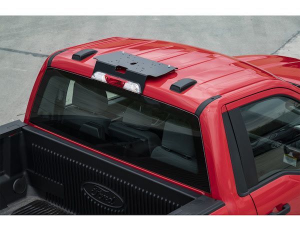 Load image into Gallery viewer, Black Steel Light Bar Mount for Ford F-150 (2015+) and F-250/F-550 (2017+)
