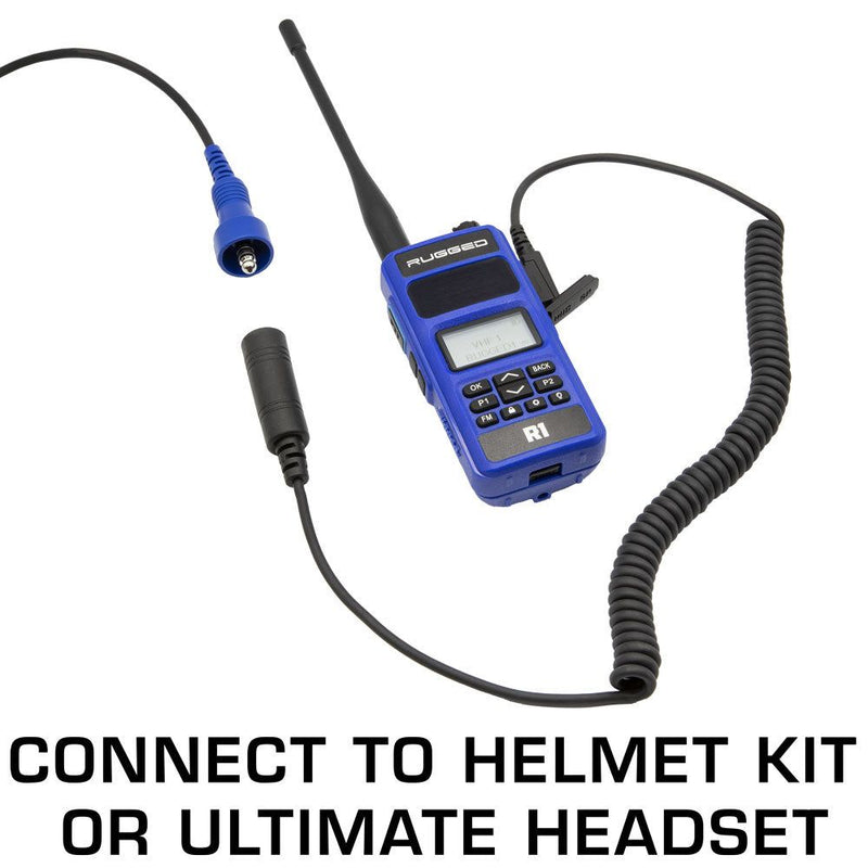 Load image into Gallery viewer, Rugged Radios OFFROAD Headset / Helmet Coil Cord Cable for Rugged Radios and Kenwood Radios CC-5R-OFF
