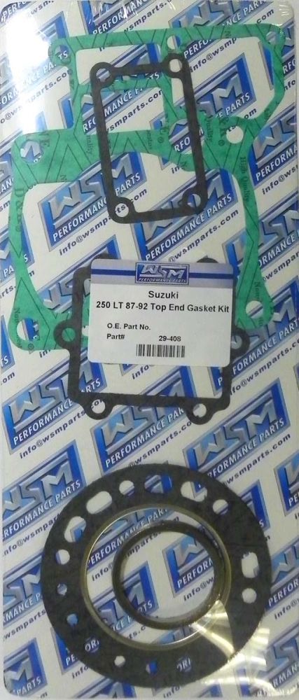 Load image into Gallery viewer, WSM Top End Gasket Kit For Suzuki 250 Quadracer 87-92 29-408
