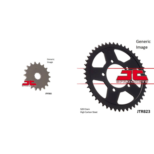 Front & Rear Sprocket Kit for Street SUZUKI GS500E 1989-1993