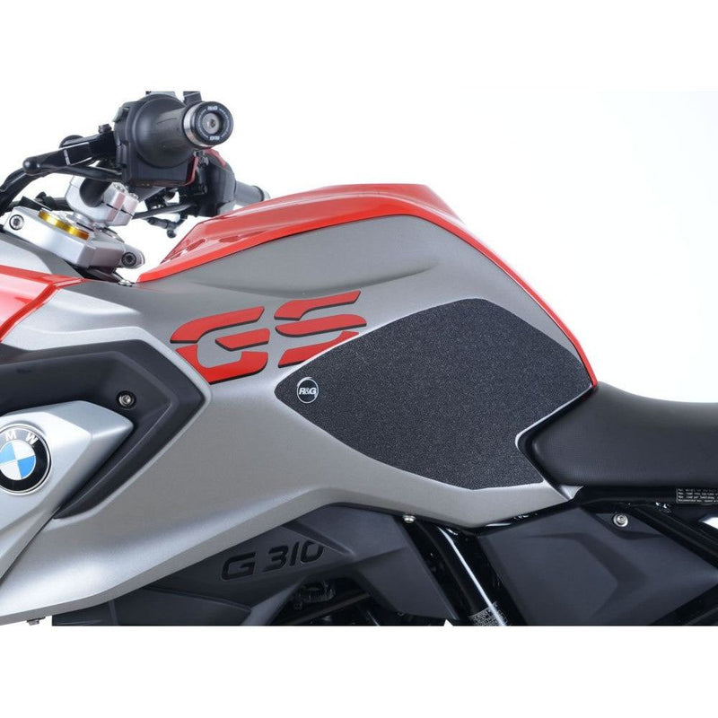 Load image into Gallery viewer, R&amp;G Racing Black Tank Traction Grips For 2017-2024 BMW G310GS EZRG113BL
