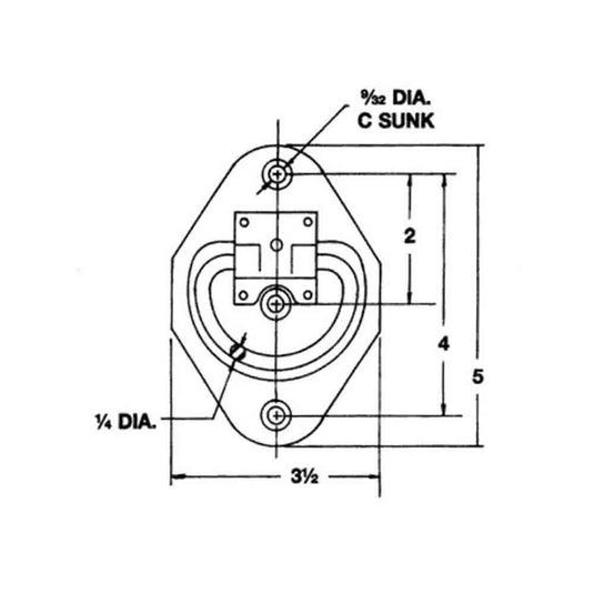 10-Pack Recessed Tie-Down Ring