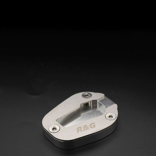 R&G Racing Silver Kickstand Shoe For 2021-2023 Honda CBR1000RR-R Fireblade SP CBR10SPM