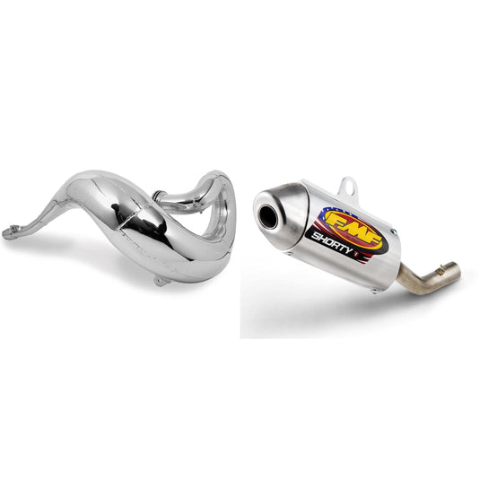 FMF Powercore 2 Shorty Silencer & Fatty Pipe for SUZUKI RM125 2001-2002