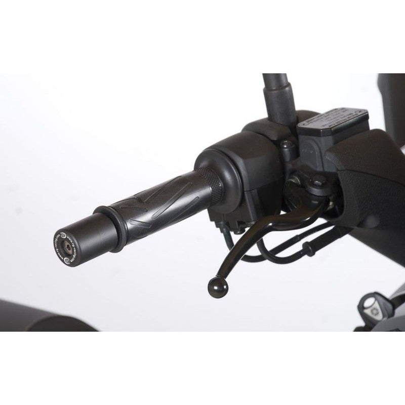 Load image into Gallery viewer, R&amp;G Racing Black Bar End Sliders For 2010-2014 Yamaha XMAX 125
