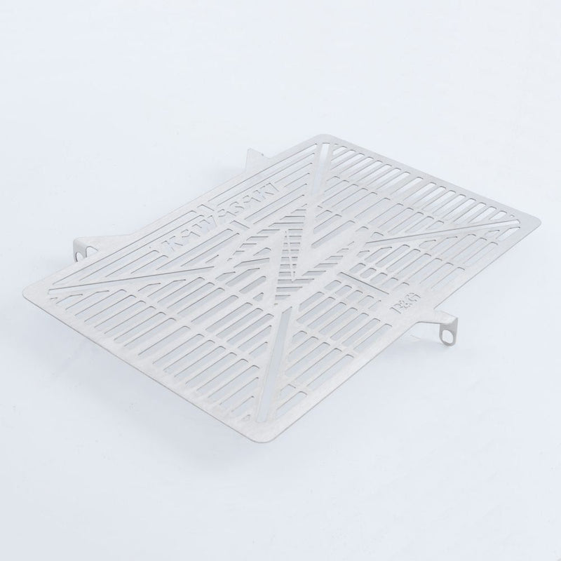 Load image into Gallery viewer, R&amp;G Racing Stainless Steel Branded Radiator Guard For 2020-2024 Kawasaki Ninja 1000SX ZX1000
