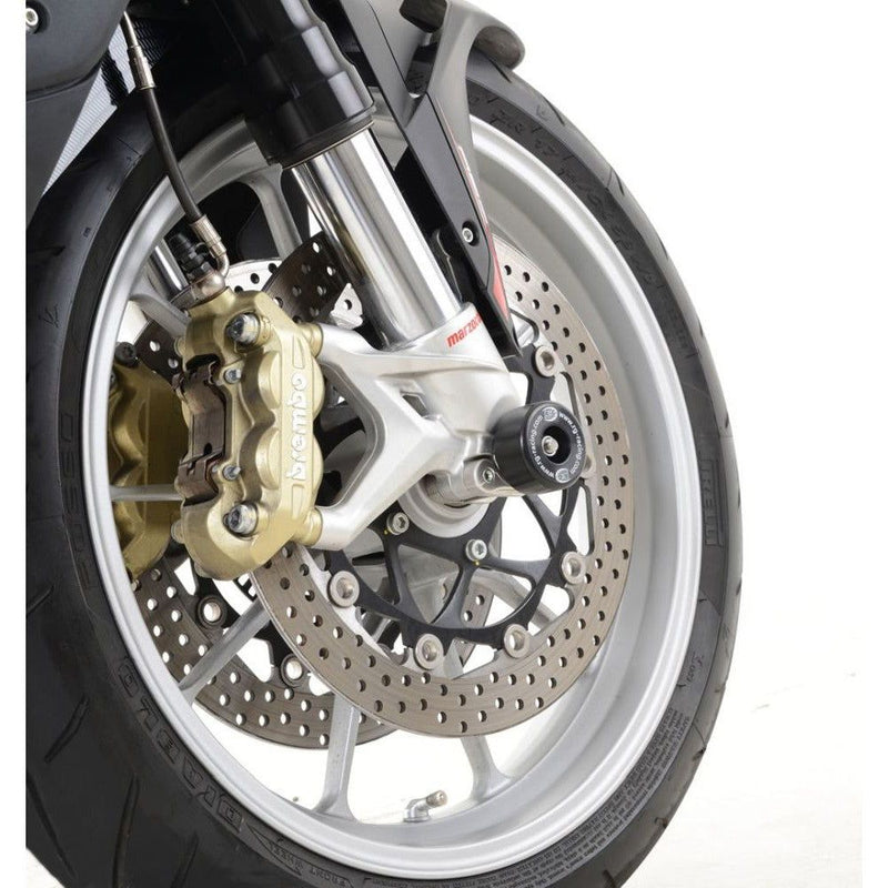 Load image into Gallery viewer, R&amp;G Racing Black Fork Protectors For 2013 MV Agusta 1090RR
