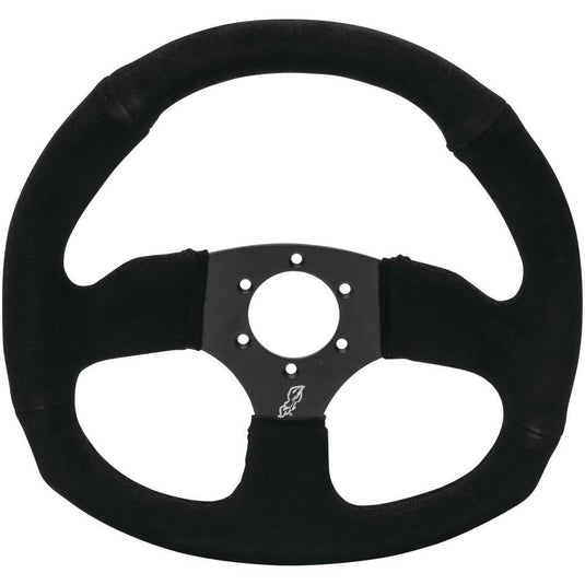 DragonFire Racing Steering Wheels D-Shaped Black - 04-0303