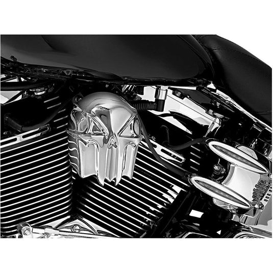 Harley-Davidson FXSTD Softail Deuce 2000-2007Skull Horn Cover Chrome by Kuryakyn