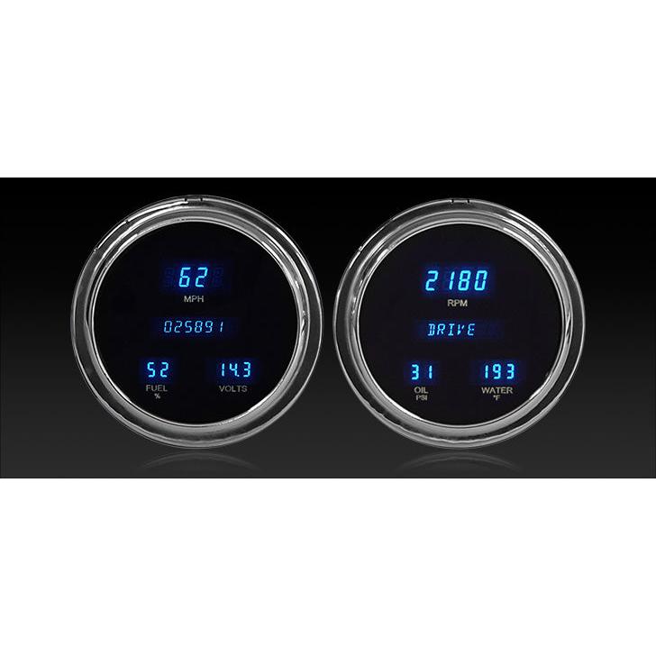 Load image into Gallery viewer, Dakota Digital 1954 Chevrolet Pickup Series III Gauge Kit with Teal/Blue Display VFD3-54C-PU-Z
